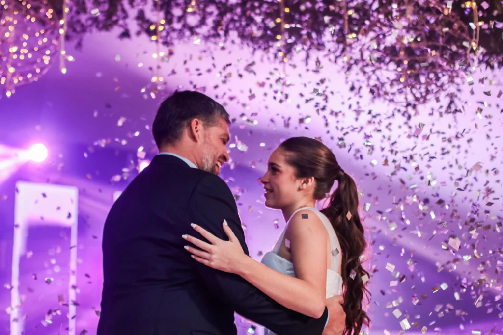 Quinceaños de Tamara Bobadilla 2 XV Tamara Bobadilla Vals Confetti Miki Prats DJ BIG
